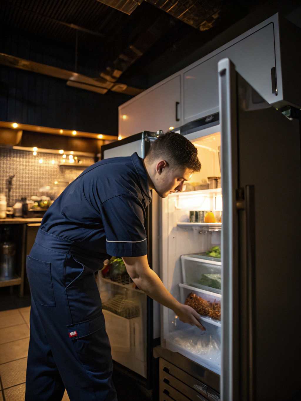 Commercial reach-in solid-door freezer repair and mechanical diagnosis