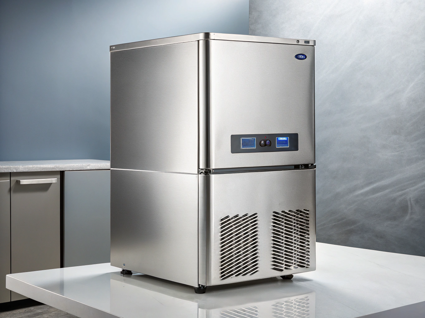 Commercial modular ice machine stainless steel unit diagnostic check