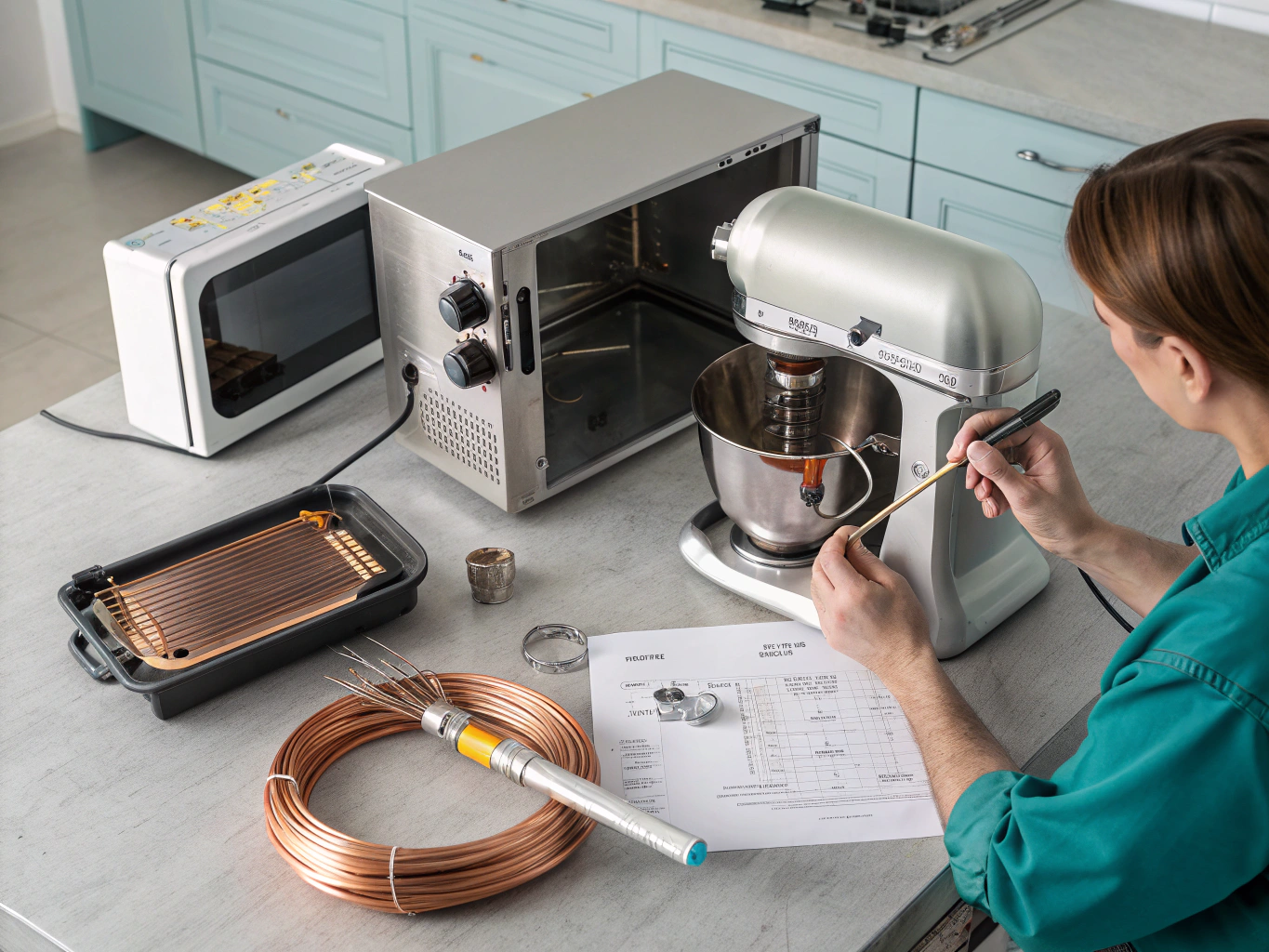 Over the range microwave appliance service