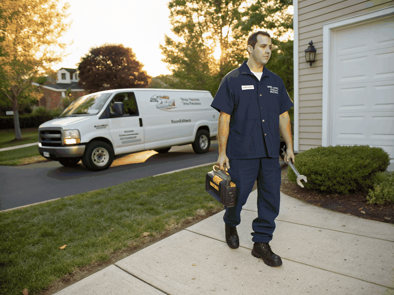 Appliance repair service technician working in Powder Springs GA